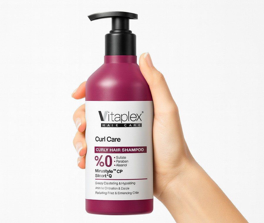 شامپو ویتاپلکس مدل Curl Care مناسب موهای فر و مجعد حجم ۵۰۰ میلی‌لیتر